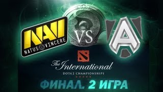 Alliance vs Na'Vi - Финал 2 Игра (The International 2013) [Русские Комментарии)
