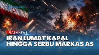 Respons Serangan Amerika, IRGC Hujani Markas Armada Kelima AS dengan Drone dan Rudal Balas Dendam