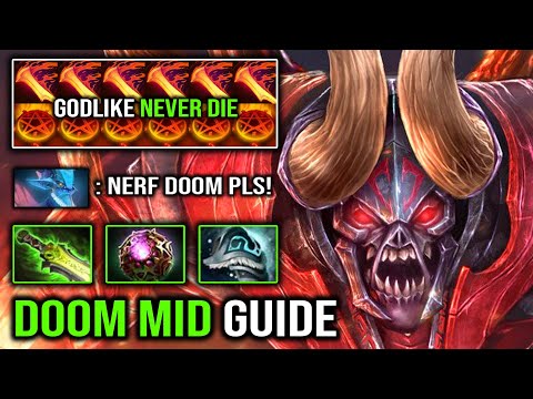 This is WHY Mid Doom is too BROKEN Crazy Armor Multiplier OC Shotgun 100% Counter LC & Jugg DotA 2