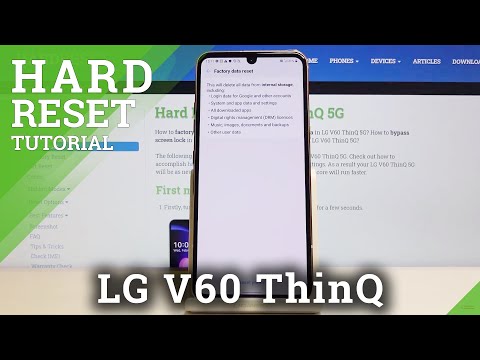 How to Hard Reset LG V60 ThinQ – Wipe Data Instructions