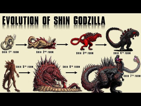 The 8 Forms of Shin Godzilla || Ultimate Evolution