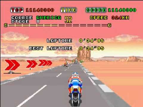 Super Hang-On (Arcade) - Senior Course Clear