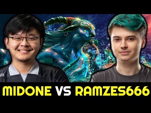 MIDONE vs RAMZES666 Carry Battle — Morphling vs Slark 7.28 Dota 2