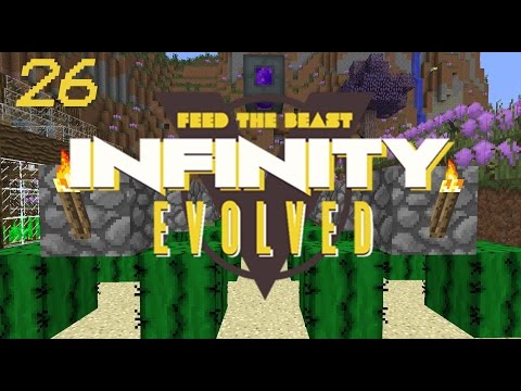 Minecraft: FTB Infinity Evolved - Ep.26 - Vac Chest Cactus Farm!