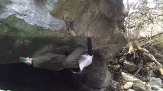 Video thumbnail of フルチャージ (Full Charge), 四段 (8a+). 神戸 (Kobe)
