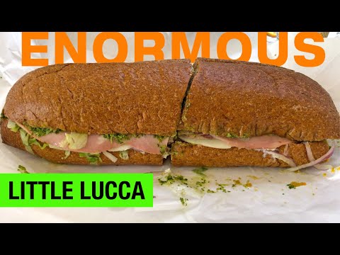 Huge Sandwiches at Little Lucca