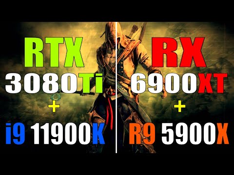 RTX 3080Ti + INTEL i9 11900K vs RX 6900XT + RYZEN 9 5900X || PC GAMES TEST ||