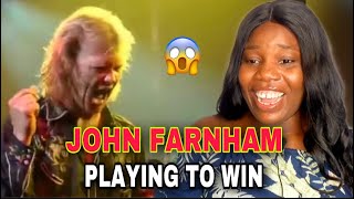 MIND BLOWING 😱🔥FIRST TIME HEARING John FarnHam -  Playing To Win REACTION