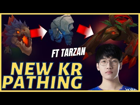 *NEW* KR JUNGLE PATHING FOR KAYN (FT. RANK 1 JG WORLD TARZAN) | Challenger Kayn - League of Legends