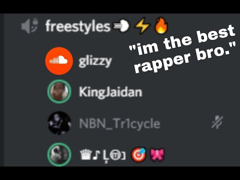 Wannabe soundcloud rapper thinks he could freestyle in a discord server