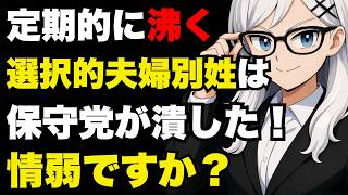 【日本保守党支持者】「選択的夫婦別姓は保守党が止めた」は歴史を知らなすぎる…30年止まり続けた理由を説明します【ぽりたの】