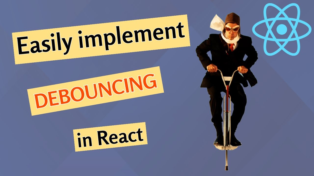 How to implement debouncing in React (forget lodash) #react #debouncing