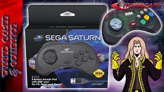 Retro-Bit Sega Saturn Controller Unboxing Review with Wild-Child83