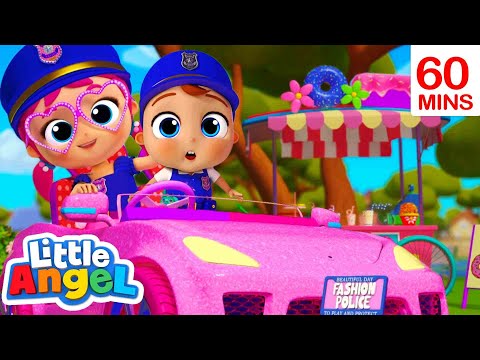Fashion Police Jill and Baby John are on the Way! | Little Angel Kids Songs & Nursery Rhymes