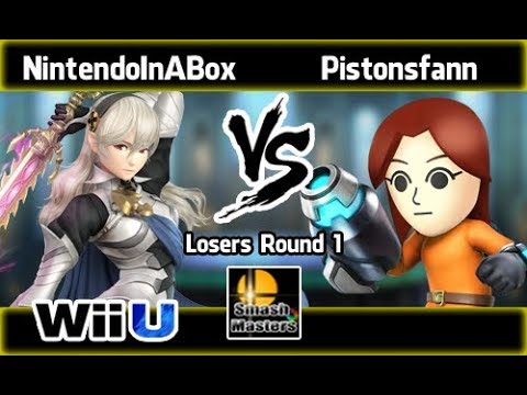 SmashMasters 5 - LOSERS R1 - NintendoInABox (Corrin, Roy) VS Pistonsfann (Mii Gunner, Mega Man)