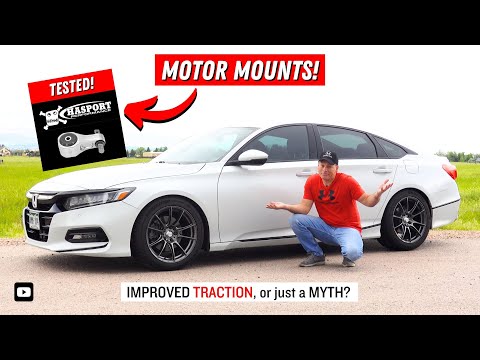 Do ENGINE MOUNTS Improve Traction on the Honda Accord?  [Motor Mounts, Engine Mounts, Torque Mounts]