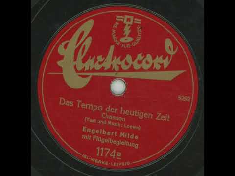 Das Tempo der heutigen Zeit - Engelbert Milde