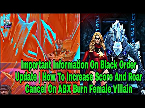 Discussion On Black Order Update | ABX Burn Moonstone Best Female Villain - Marvel Future Fight