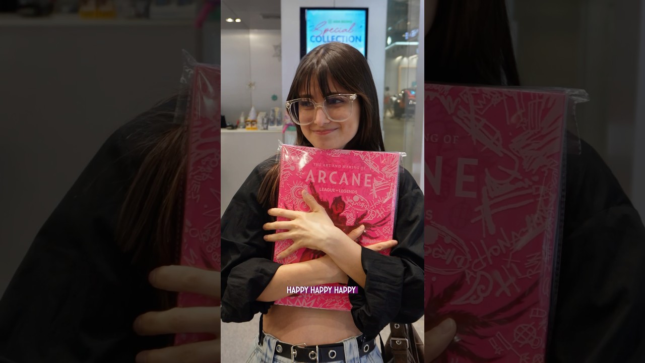 I found the latest limited edition of Arcane artbook in Bangkok! #arcane #leagueoflegends #enemy