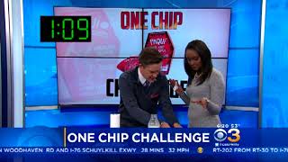 180301024 CBS Anchors Try The Spicy &#39;One Chip Challenge&#39; On Camera