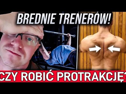 BENCH PRESS - DO NOT PROTRACT, WORK FREELY WITH YOUR SLIDE SHOULDERS!