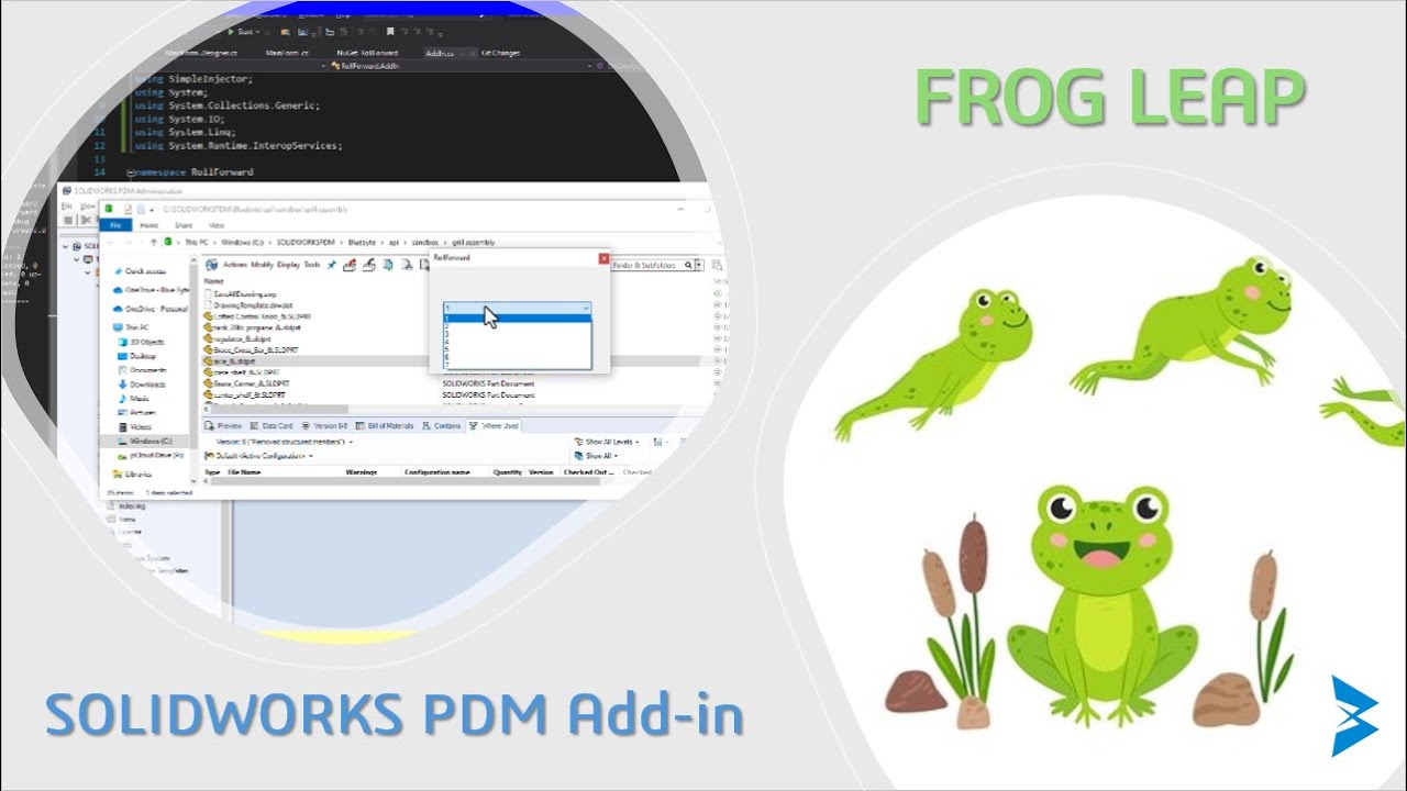 The ULTIMATE Time-Saver: Roll Forward Old Files in SOLIDWORKS PDM with This Add-In!