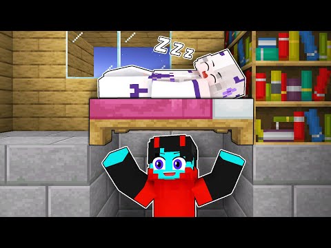 Sneaking Into Sheyyyn's House for 24 Hrs! EPIC Minecraft!