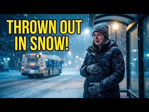 A Pregnant Woman Was Thrown Out of a Bus in a Snowstorm… What the Driver Did Next Changed Everything