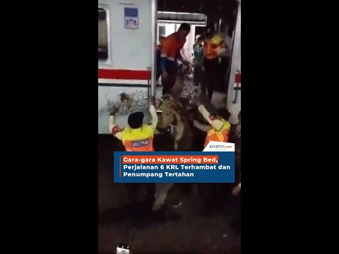 Gara-gara Kawat Spring Bed, Perjalanan 6 KRL Terhambat dan Penumpang Tertahan
