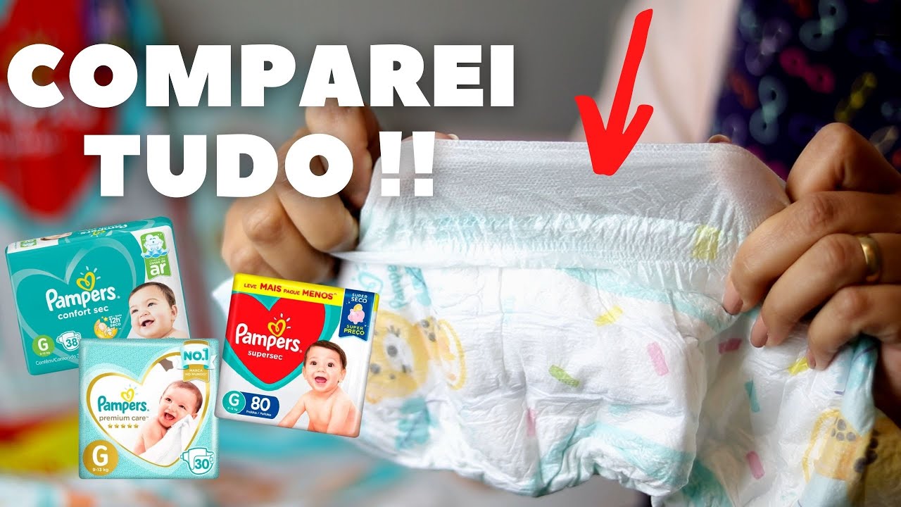 QUAL A DIFERENÇA ENTRE AS FRALDAS PAMPERS