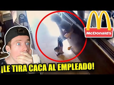 7 PELEAS GRABADAS en McDonald's