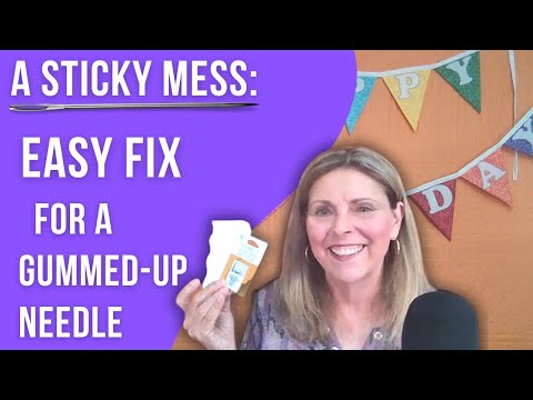 Easily Clean a Sticky Needle with this Quilting Tip!