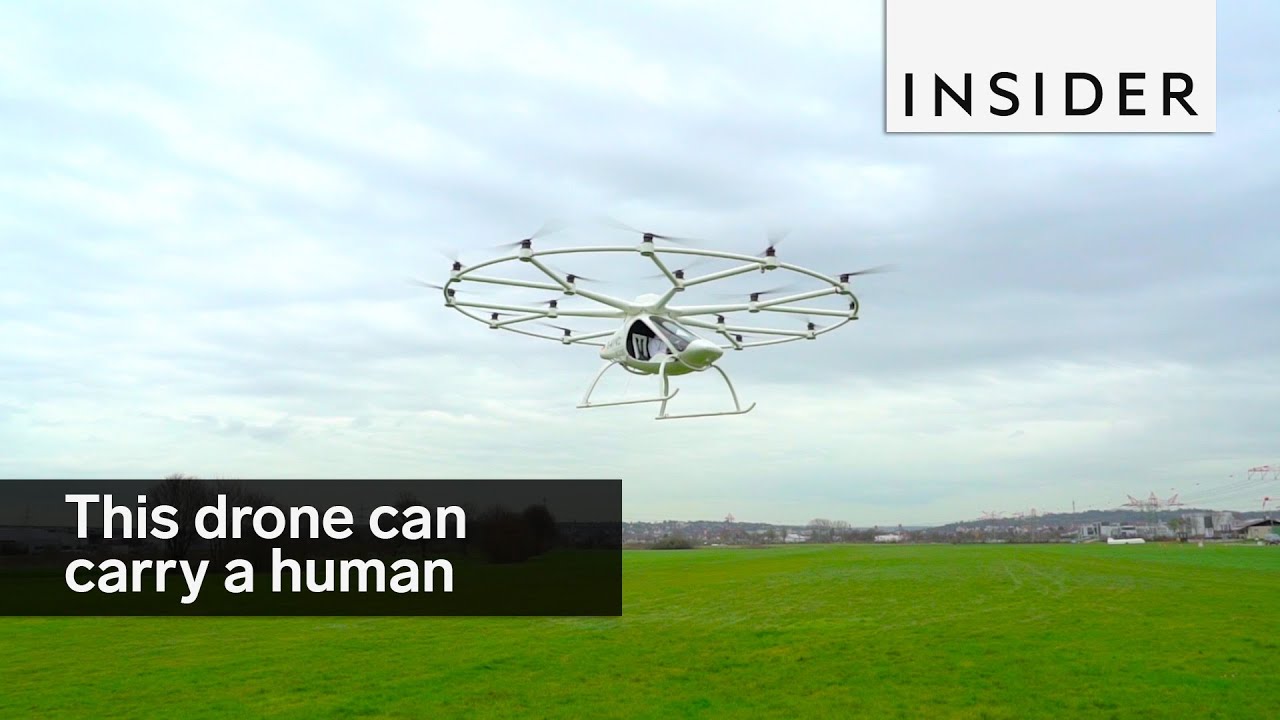 This drone can carry a human