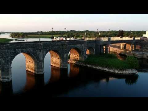 Shannonbridge ao pôr do sol