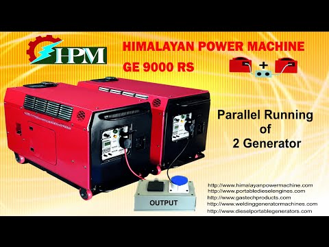 3.8 kva hpm portable diesel generator, 3 phase