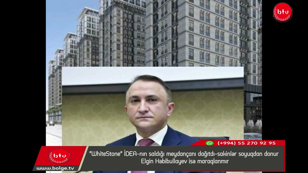 “WhiteStone” İDEA-nın saldığı meydançanı dağıtdı-sakinlər soyuqdan donur  Elgin Həbibullayev isə maraqlanmır