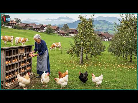 A Peaceful Countryside Day — Harvesting, Feeding Animals, and Simple Farm Life