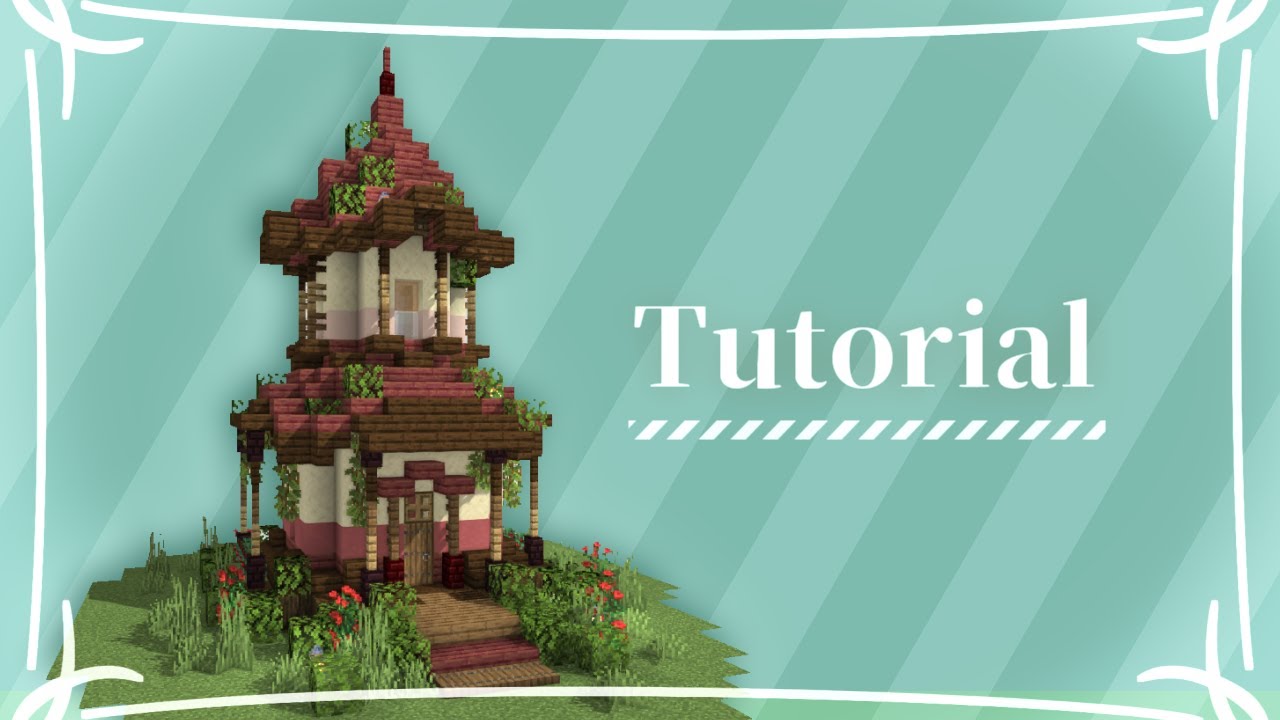 Minecraft: Small House Build Tutorial ≫ Cute Fantasy Forest Home