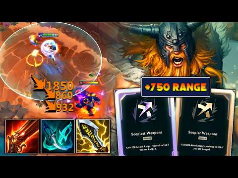 Olaf but I have 750+ Range and auto you ACROSS THE SCREEN ft. Rank 1 Arena | LoL Arena