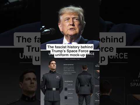 The FASCIST history behind Trump’s Space Force uniform mock-up