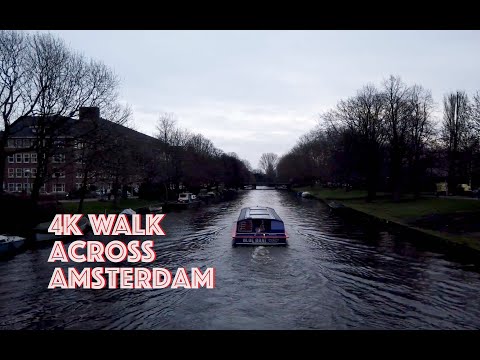 4K City Walk : Amsterdam Zuid to Vondelpark : Early Morning Walk 232