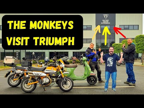 Honda Monkey Bikes Go To The Triumph Factory!