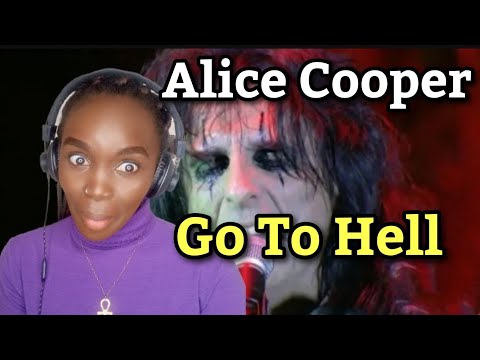 African Girl Reacts To Alice Cooper - Go To Hell [Live] | REACTION