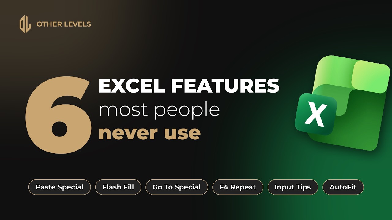 Stop Doing Extra Work in Excel! (6 Hidden Features)
