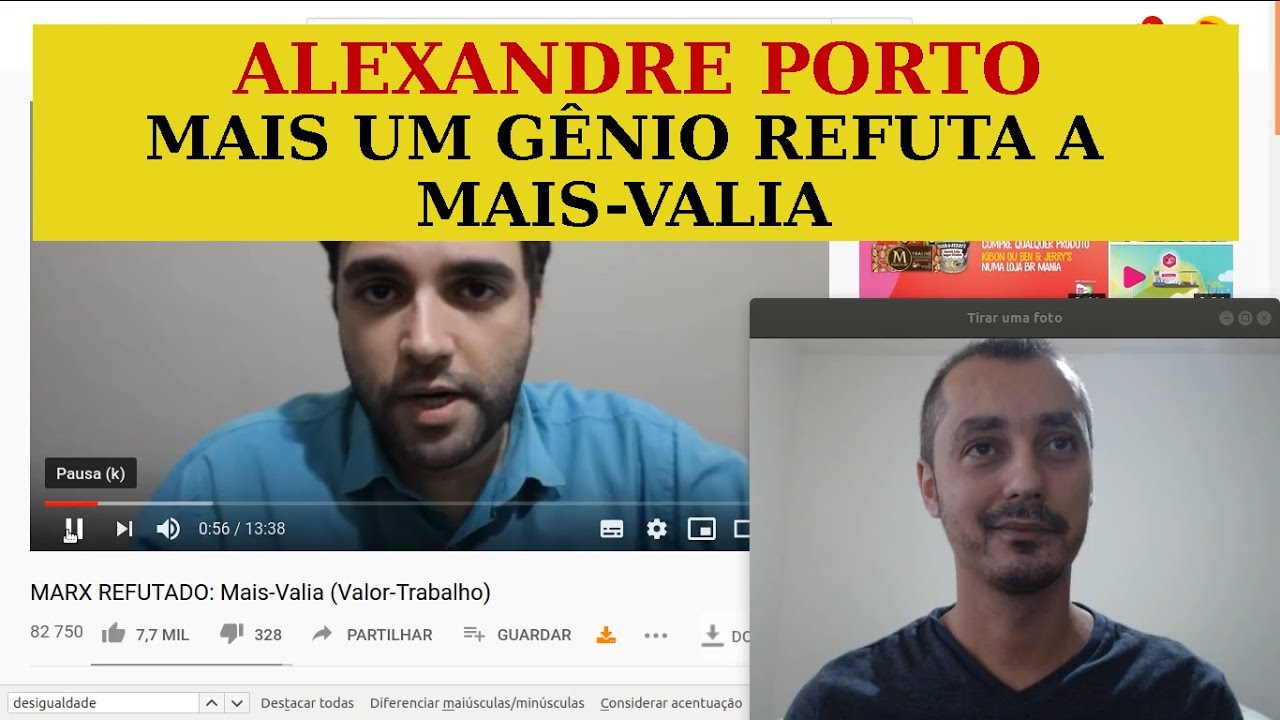 Alexandre Porto refuta mais-valia (outro gênio) | REAGINDO EP #56