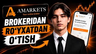 Amarkets ro'yxatdan o'tish, Real hisob ochish 