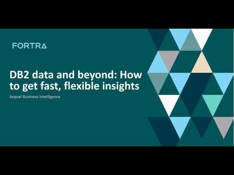 DB2 Data and Beyond: How to Get Fast, Flexible Insights