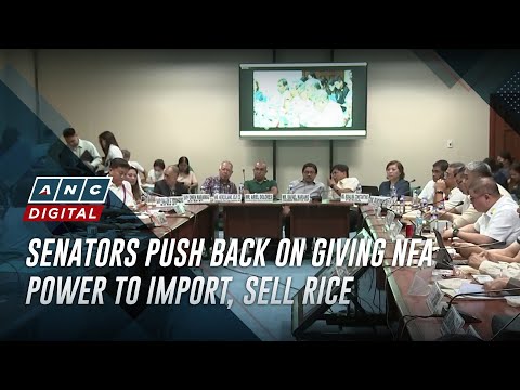 Senators push back on giving NFA power to import, sell rice ANC