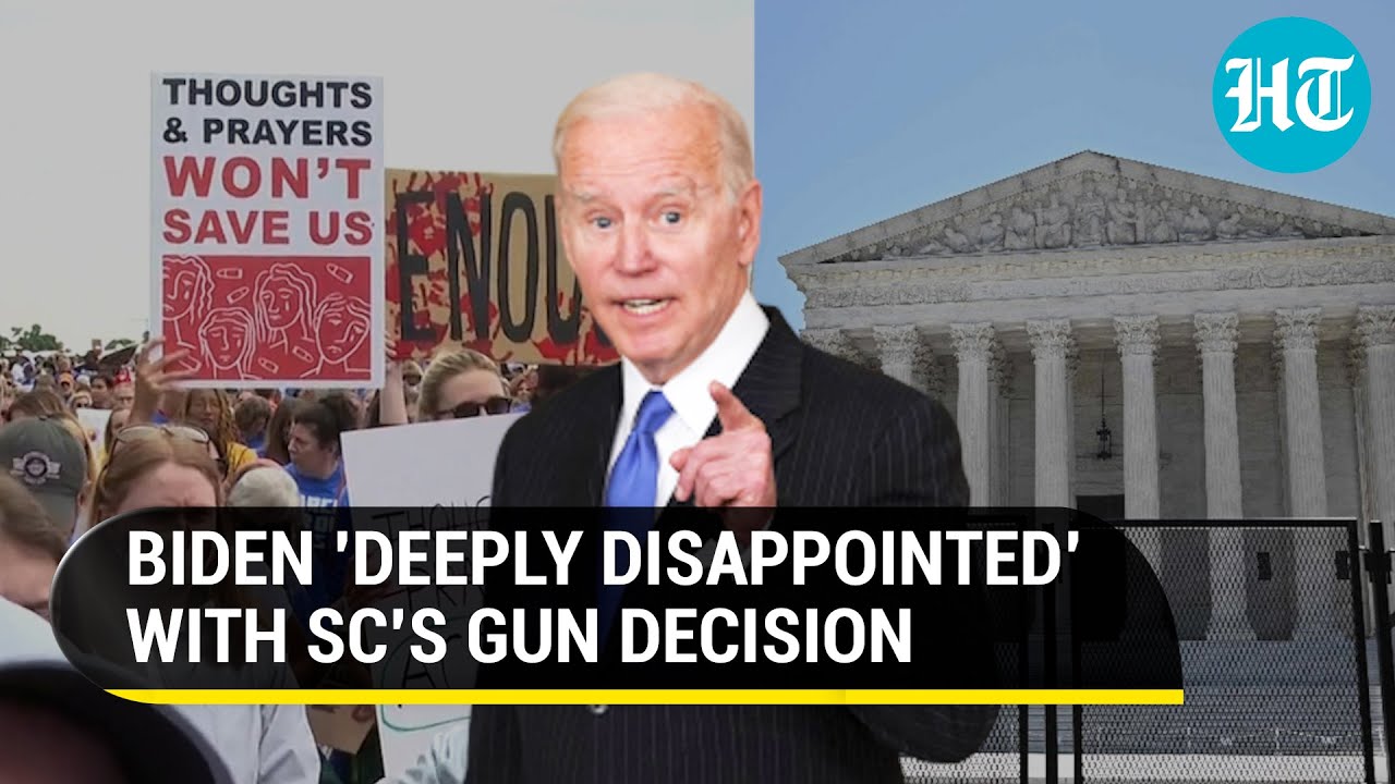 ‘American right to…’: Biden denounces SC ruling as U.S. Senate passes gun control bill