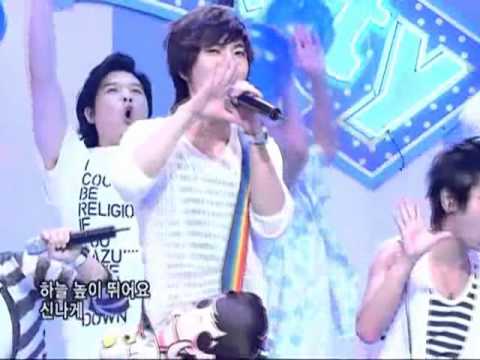 Superjuiorhappy - Pajama Party @SBS Inkigayo 인기가요 20080817